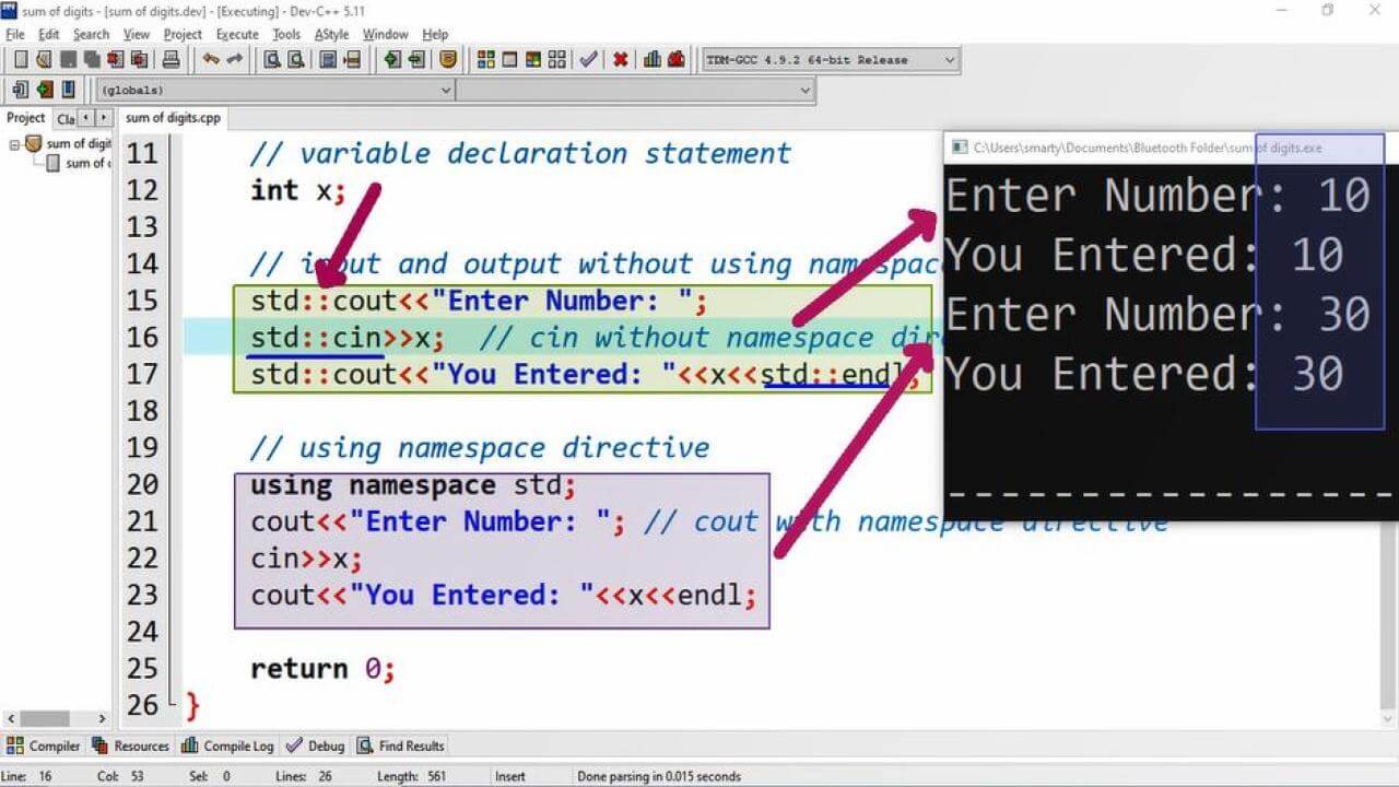 Namespace Std Cpp Tutorial